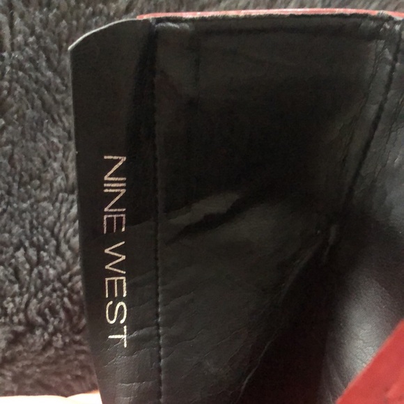 Nine West Red Leather Boots. Size 7.5. Vintage Nine West. - Picture 6 of 8
